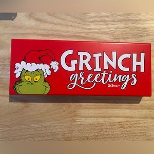 GRINCH WOOD SIGN CHRISTMAS DECOR NEW